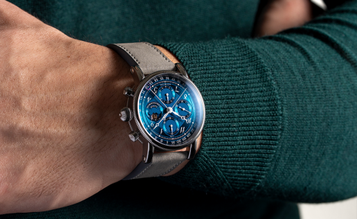 Chronoswiss 发布全新 Lunar Chronograph Aurora 经典系列的现代演绎
