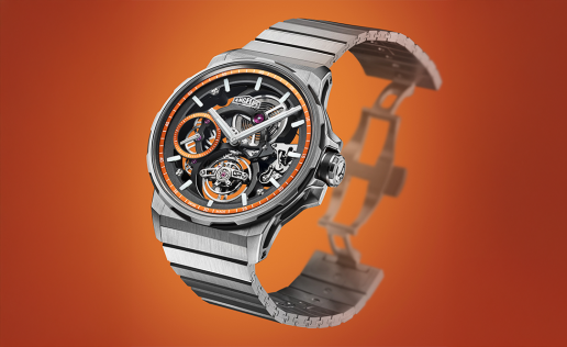 Angelus Unveils Flying Tourbillon Skeleton Titanium in Vivid Orange