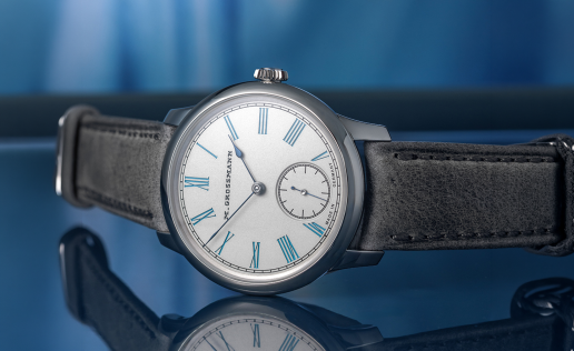Moritz Grossmann Announces the TEFNUT 36 Silver-Plated by Friction Turquoise Blue