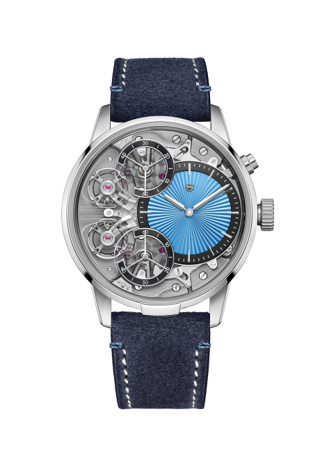 Mirrored Force Resonance 冰蓝色腕表