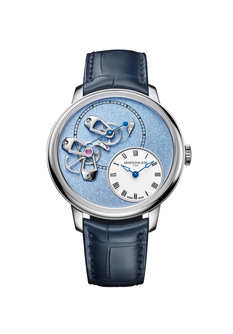 DSTB 42 跳秒鉑金腕錶 雅士藍款