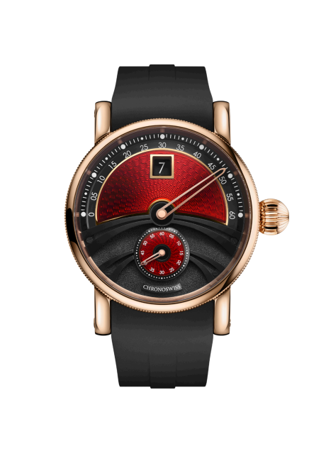 Delphis Dracula 跳字小時腕錶