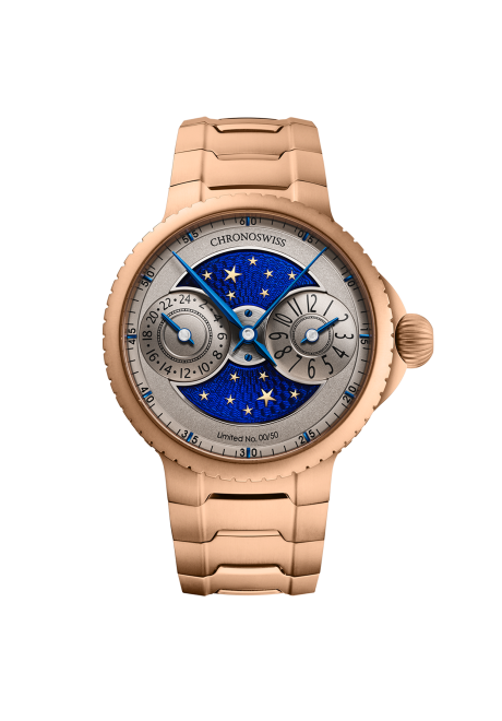 Pulse GMT Enamel Sky Gold