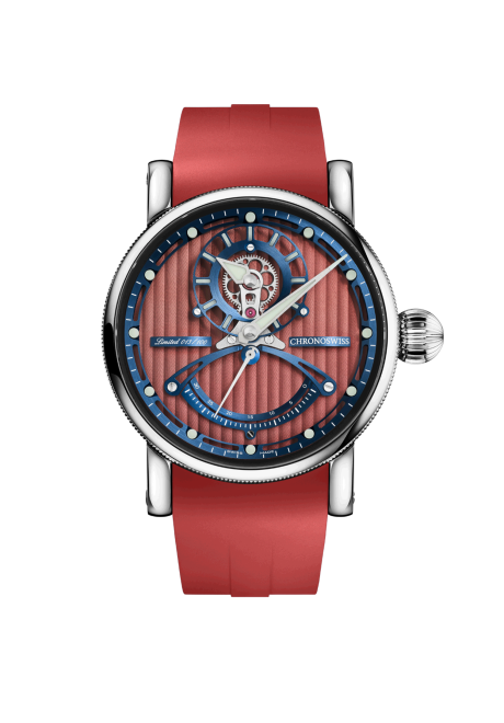 ReSec Vertical Red 逆跳秒針腕表精工版