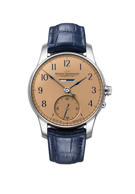 Power Reserve 不锈钢款鲑鱼色表盘